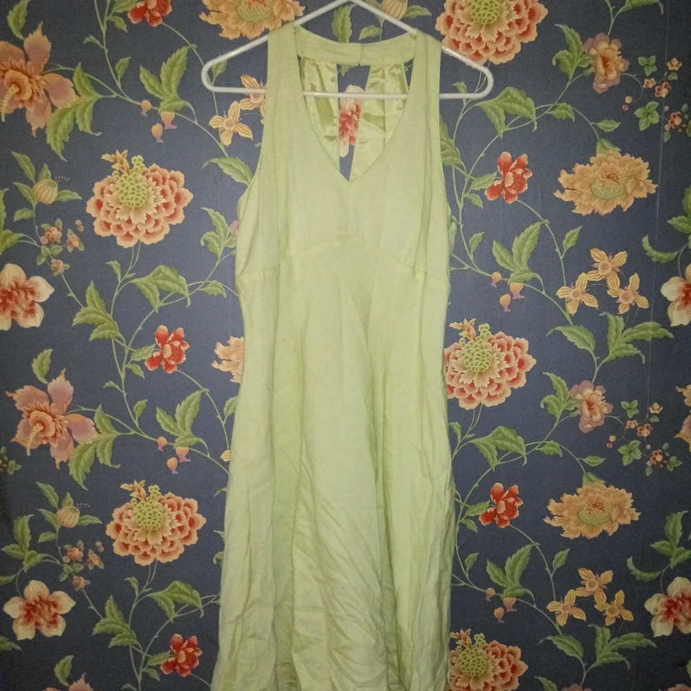 Ann Taylor dress linen Loft nwt